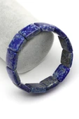 Lapis Lazuli Doğal Taş Bileklik 17 x 17 mm Özel Kesim thumbnail 1
