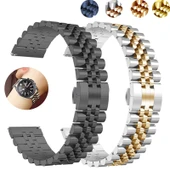 Samsung Galaxy Watch 3 45mm S3 Gear Watch Uyumlu Rolex Tasarım Kordon thumbnail 1