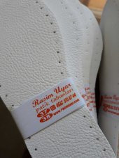 5 ÇİFT PATİK TABANI BEYAZ ÜÇ KATMANLI ÖZEL ÜRETİM (5 ÇİFT PAKET) (suni deri+eva+keçe) - 2