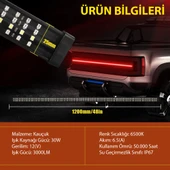 Pick Up Off Road 4x4 Bagaj 4 Sıra Kayan LED Sinyalli 5 Modlu 120cm - 2