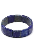 Lapis Lazuli Doğal Taş Bileklik 17 x 17 mm Özel Kesim thumbnail 2