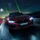 H901 Araç Oto Şarjlı Lazer Uzun Menzilli Uyarı Güvenlik Işığı - 4