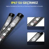 Pick Up Kamyon Dekorasyon için Kumandalı Rgb Işık Şerit 2x150cm 12V - 5