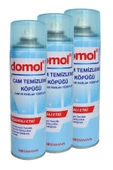 DOMOL Cam Ve Parlak Yüzeyler İçin Cam Temizleme Köpüğü 500 ml (3 Adet) - 1