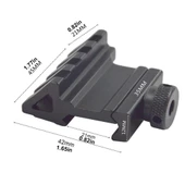 Taktik 45 Derece Açı Ofset Yan Adaptörü Rts 20mm Picatinny Ray - 2