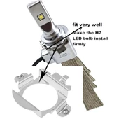 Vw Jetta Audi BMW Mercedes H7 ile Uyumlu Led Far Bağlantı Aparatı - 3