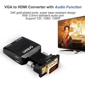 Onten OTN-7508 ile Uyumlu Vga to Hdmi Dönüştürücü Adaptör - 9