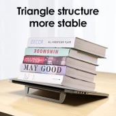 Licheers LC-344 ile Uyumlu Alüminyum Laptop Notebook Macbook Stand 10-17 inç - 8