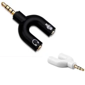 Mikrofon Kulaklık Ayırıcı Y Adaptör - 1