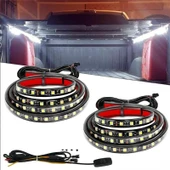 Pick Up Kamyon Dekorasyon için Anahtarlı Led Işık Şerit 2x150cm 12V - 1