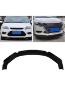 6 Parça Universal Araç Oto Ön Tampon Lip Tampon Eki Piano Black - 3