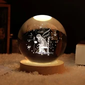 Ahşap Altlıklı Usb'li Gece Lambası - 1