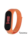 Xiaomi Mi Band 5 Mi Band 6 Mi Band 7 Loop Örgü Spor Kordon Kayış - 3