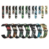 Samsung Gear S3 Classic Frontier Kamuflaj TME Kordon Kayış 22mm thumbnail 1