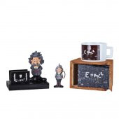 Einstein Kartvizitlik Anahtarlık Kutulu Kupa Hediye Seti - 1
