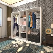 Kenzlife giysi dolabı temel 180X200X40 byz gardırop - 1