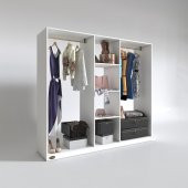 Kenzlife giysi dolabı temel 180X200X40 byz gardırop - 2