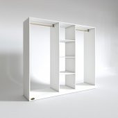 Kenzlife giysi dolabı temel 180X200X40 byz gardırop - 3