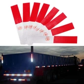 Reflektör Fosforlu Reflektiv Şerit Bant TüvTürk Uyumlu 2 Metre thumbnail 8