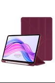 Honor Pad X9 11.5'' Inç 2023 Tablet Uyumlu Kılıf Katlanır Kalemlikli Standlı Uyku Modlu Akıllı Kapak  MÜRDÜM - 1
