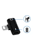 iPhone 7 8 Plus X Xr Xs 11 12 Pro Max Kulaklık Şarj Giriş Adaptör - 4