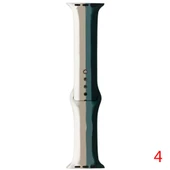 Apple Watch 7 8 9 10 Seri 40 41 42mm Uyumlu Unity Silikon Kordon thumbnail 4