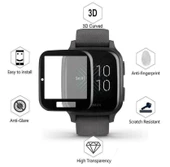 Garmin Venu Sq Sq Music ile Uyumlu 3D Cam Full Ekran Koruyucu thumbnail 3