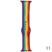 Apple Watch 7 8 9 10 Seri 40 41 42mm Uyumlu Unity Silikon Kordon thumbnail 10