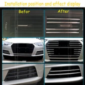 Araç İçi Dışı Geçmeli Koruyucu U Tipi Nikelaj Çıta Gri Açık 5mt - 10