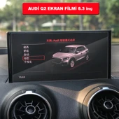 Audi Q2 2018 2020 ile Uyumlu 8.3 inç Navigasyon Temperli Ekran Koruyucu - 1