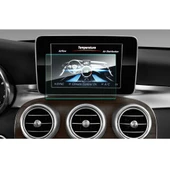 Mercedes C Serisi 2015-2018 ile Uyumlu Navigasyon Temperli Ekran Koruyucu - 1
