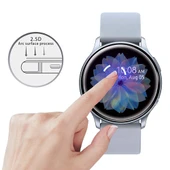 Samsung Galaxy Watch 5 ile Uyumlu 44mm 3D Cam Full Ekran Koruyucu thumbnail 2