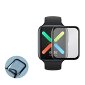 Oppo Watch 41mm ile Uyumlu 3D Cam Full Ekran Koruyucu thumbnail 1