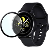 Samsung Galaxy Watch Active 2 ile Uyumlu 44mm 3D Cam Full Ekran Koruyucu - 1