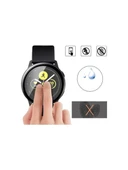 Samsung Galaxy Watch Active 2 ile Uyumlu 40mm 3D Cam Full Ekran Koruyucu thumbnail 3