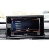 Audi A6 A7 A8 2011-2018 ile Uyumlu 8 inç Navigasyon Temperli Ekran Koruyucu - 1