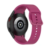 Samsung Galaxy Watch 4 5 6 7 Pro 40 42 43 44 46 47mm Uyumlu Solid Silikon Kordon thumbnail 11