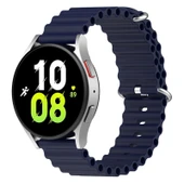 Samsung Galaxy Watch 4 5 6 7 Active Active 2 Uyumlu Ocean Kordon 20mm - 11