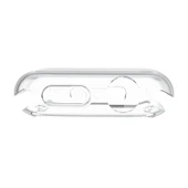 Apple Watch 7 Serisi ile Uyumlu 45mm Silikon Şeffaf Kılıf Ekran Koruyucu thumbnail 3