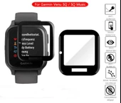 Garmin Venu Sq Sq Music ile Uyumlu 3D Cam Full Ekran Koruyucu thumbnail 2