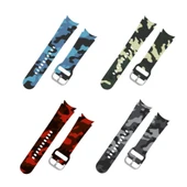 Samsung Galaxy Watch 4 5 6 7 Pro 40 42 43 44 46 47mm Uyumlu Kamuflaj Kordon thumbnail 2