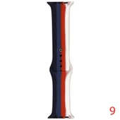 Apple Watch 7 8 9 10 Seri 40 41 42mm Uyumlu Unity Silikon Kordon thumbnail 8