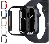 Apple Watch 7 Serisi 45mm Rubber Sert Plastik Kılıf Kapak thumbnail 1
