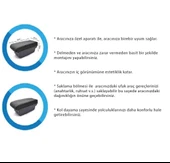 Dacia Duster ile Uyumlu 2010-2015 Delmesiz Vidasız Kol Dayama Kolçak - 4