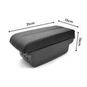 Volkswagen Golf 5 Golf 6 Jetta 3 ile Uyumlu Delmesiz Vidasız Kol Dayama Kolçak - 3