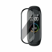 Xiaomi Mi Band 4 ile Uyumlu 5D Tam Kaplayan Kırılmaz Nano Ekran Koruyucu thumbnail 1