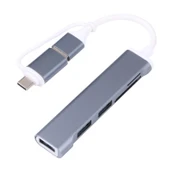 Type-C Usb 3.0 Sd Tf Kart Okuyucu 3x Usb 3.0 Hub Çevirici A807 - 2
