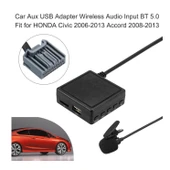 Honda Civic 06-13 Accord Crv ile Uyumlu Bt 5.0 Mikrofonlu Aux Adaptörü Sku8 Usb Tf Kart Girişi - 2