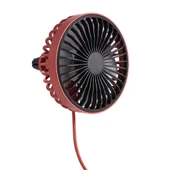 Araç Oto Havalandırma Taşınabilir 3 Kademe Işıklı Fan Vantilatör F829 - 3