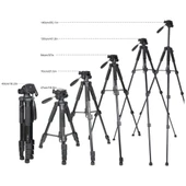 Techmaster T11 Kamera Youtuber DSLR Canon Nikon Sony Tripod 140cm 5kg Kapasite - 4